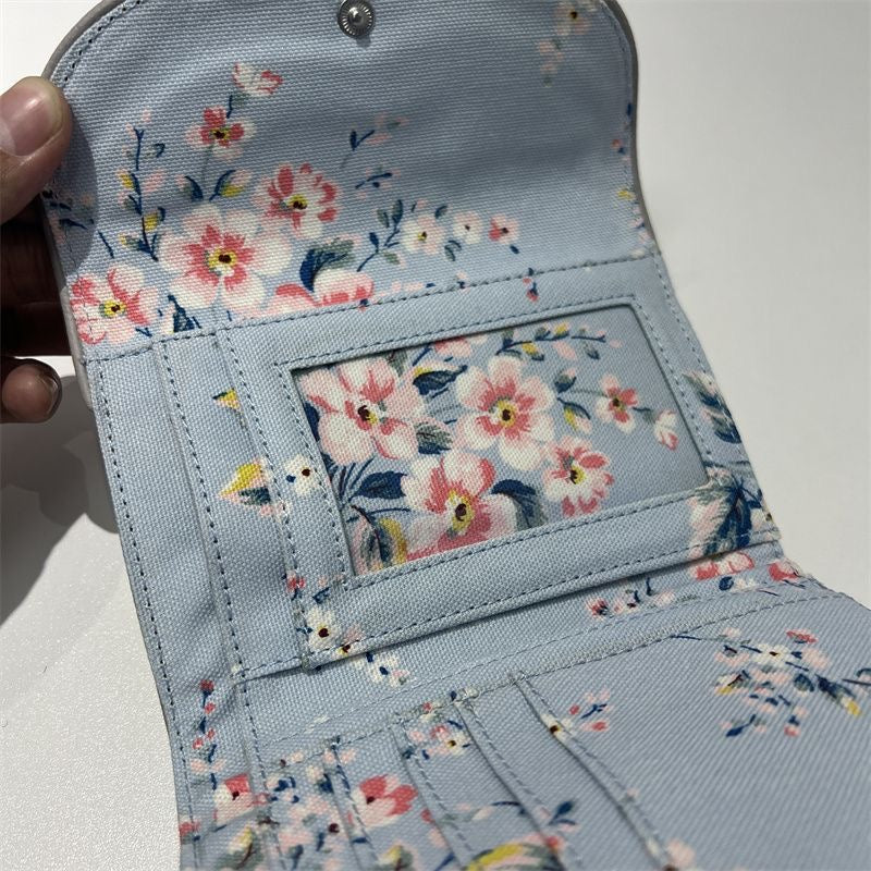Cath Kidston 牛皮三摺長銀包